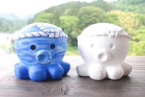 Create your own custom Octopus-kun lucky charm.