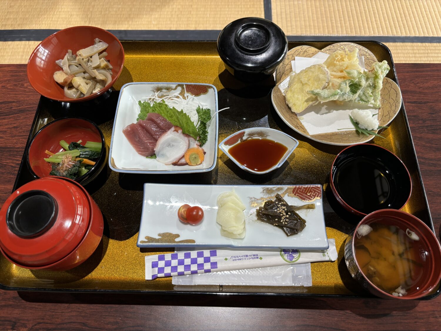 Authentic Japanese rural cuisine and lunch made with fresh local ingredients