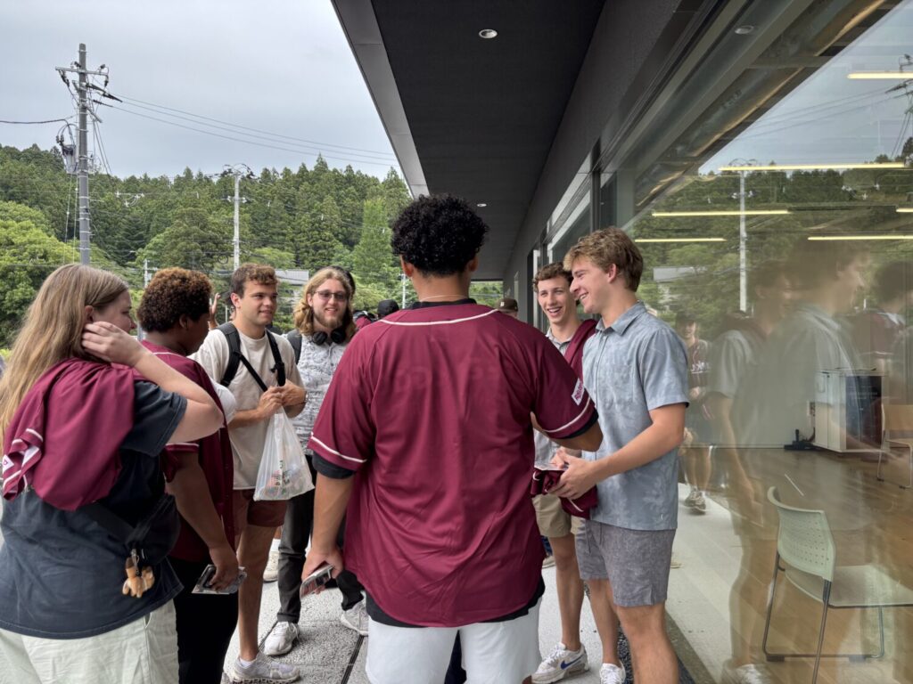 Participants enjoying warm conversation and cultural exchange during their homestay
