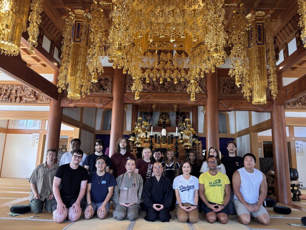 Zazen meditation experience at a local temple