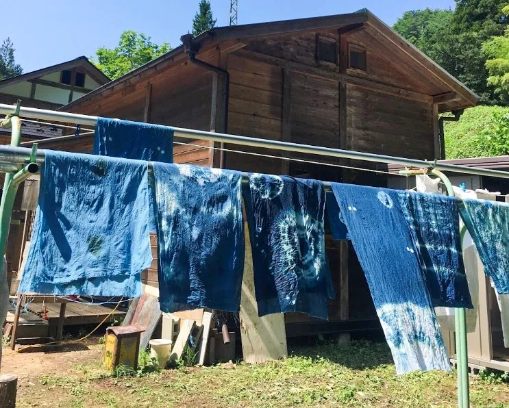 Traditional indigo dyeing experience in Minamisanriku