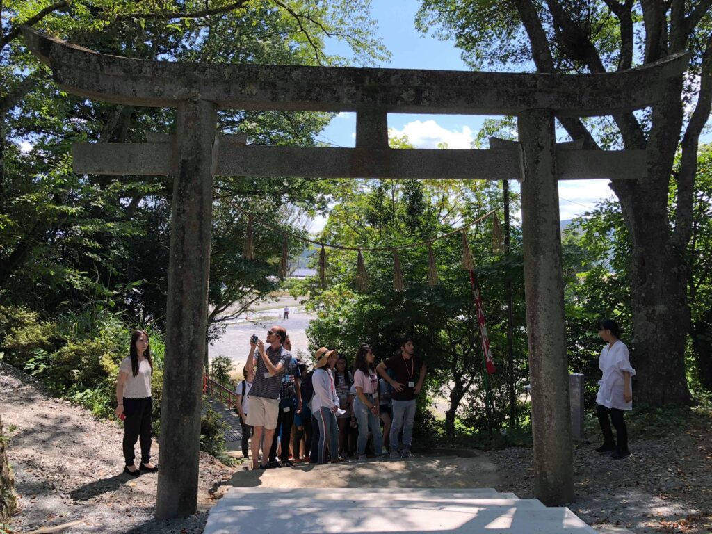 Historic Shinto shrine venue for the Kiriko experience