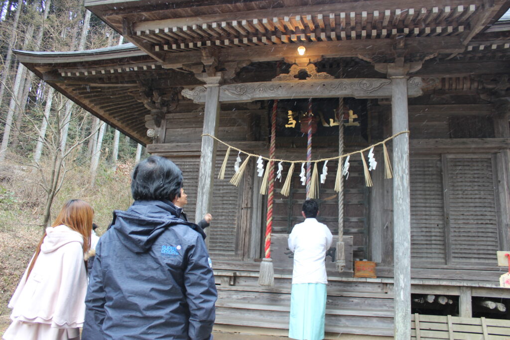 Historic Shinto shrine venue for the Kiriko experience