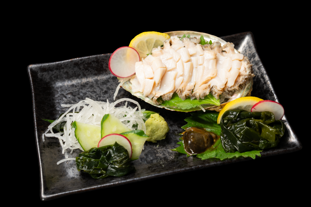 Fresh abalone from Minamisanriku