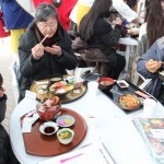 南三陸キラキラ春つげ丼試食