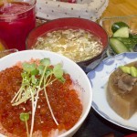 イクラ丼セット