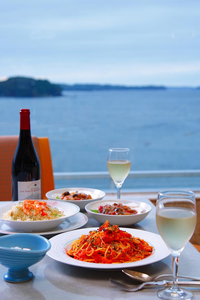 料理と景観イメージ