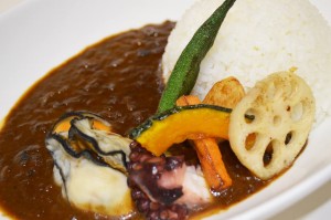 旬の食材カレー