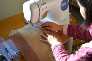 一つ一つ丁寧に縫製しています