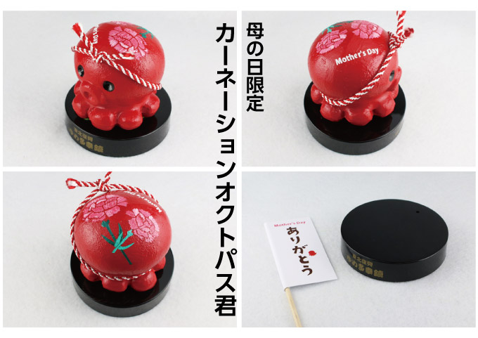 母の日ギフトセット_カーネーションオクトパス君