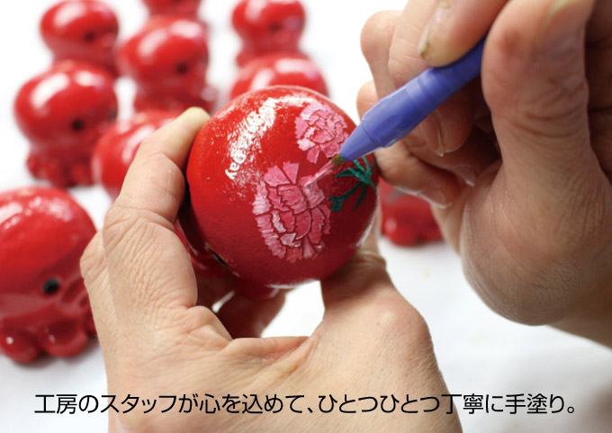 母の日ギフトセット_カーネーションオクトパス君制作風景