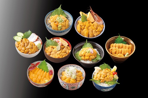 キラキラうに丼集合