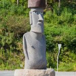 モアイ像 斜め