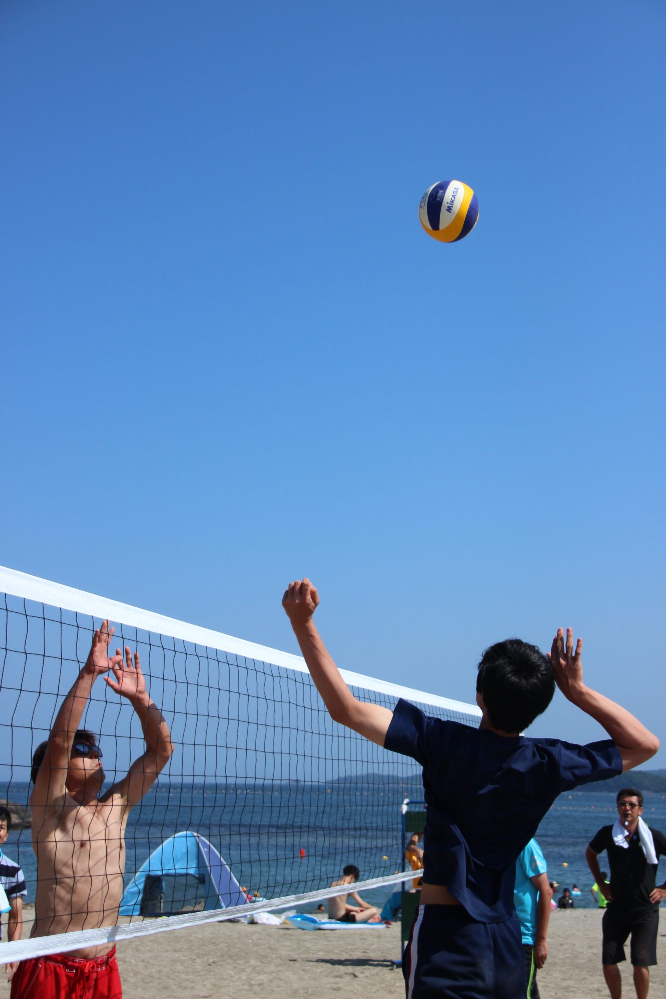 大熱戦!南三陸ビーチバレーボール大会