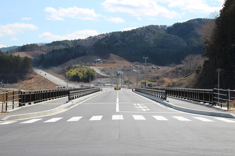 戸倉地区 道路切り替え情報〜折立橋〜