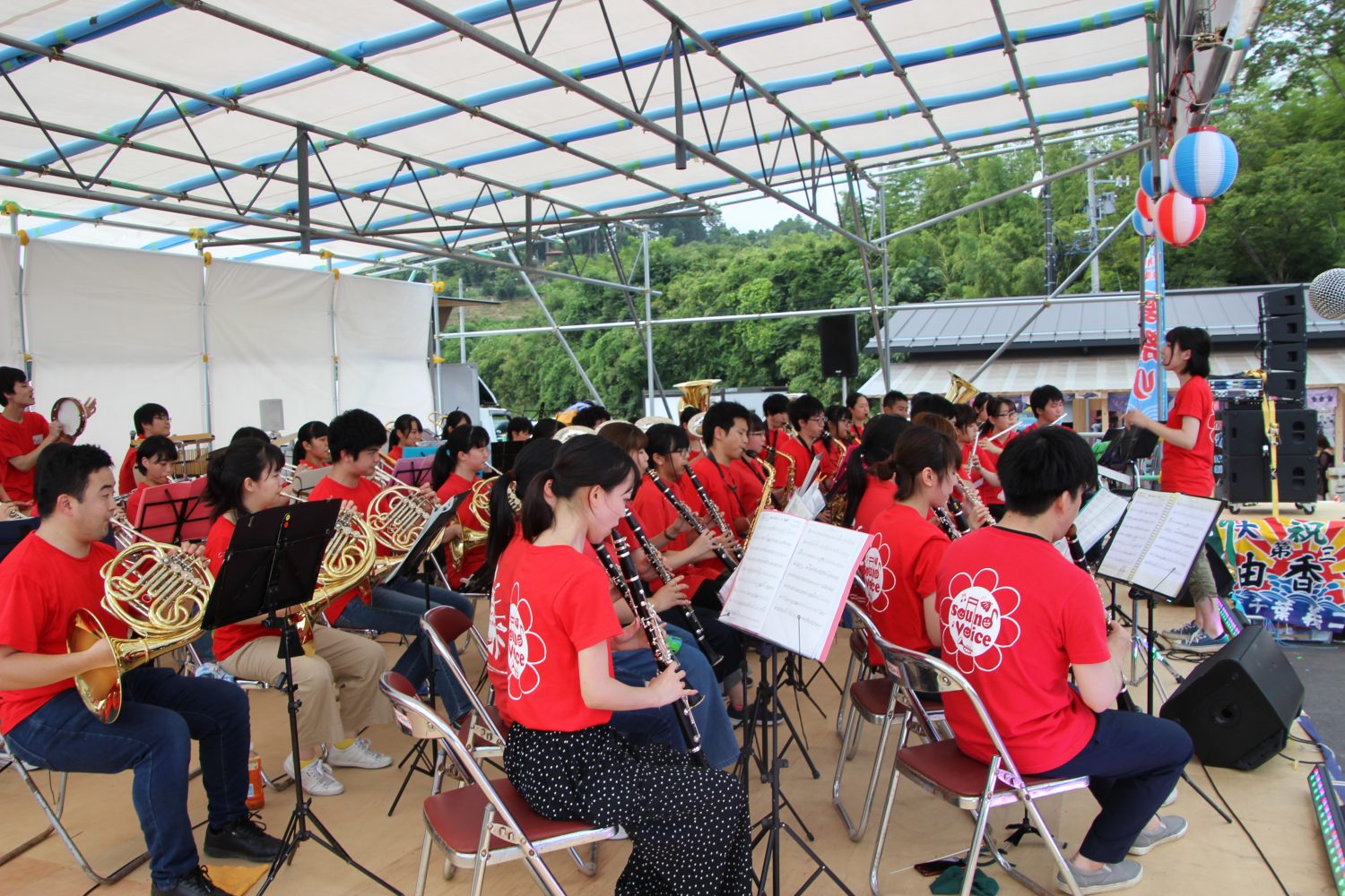 【ステージ】吹奏楽部合同バンド