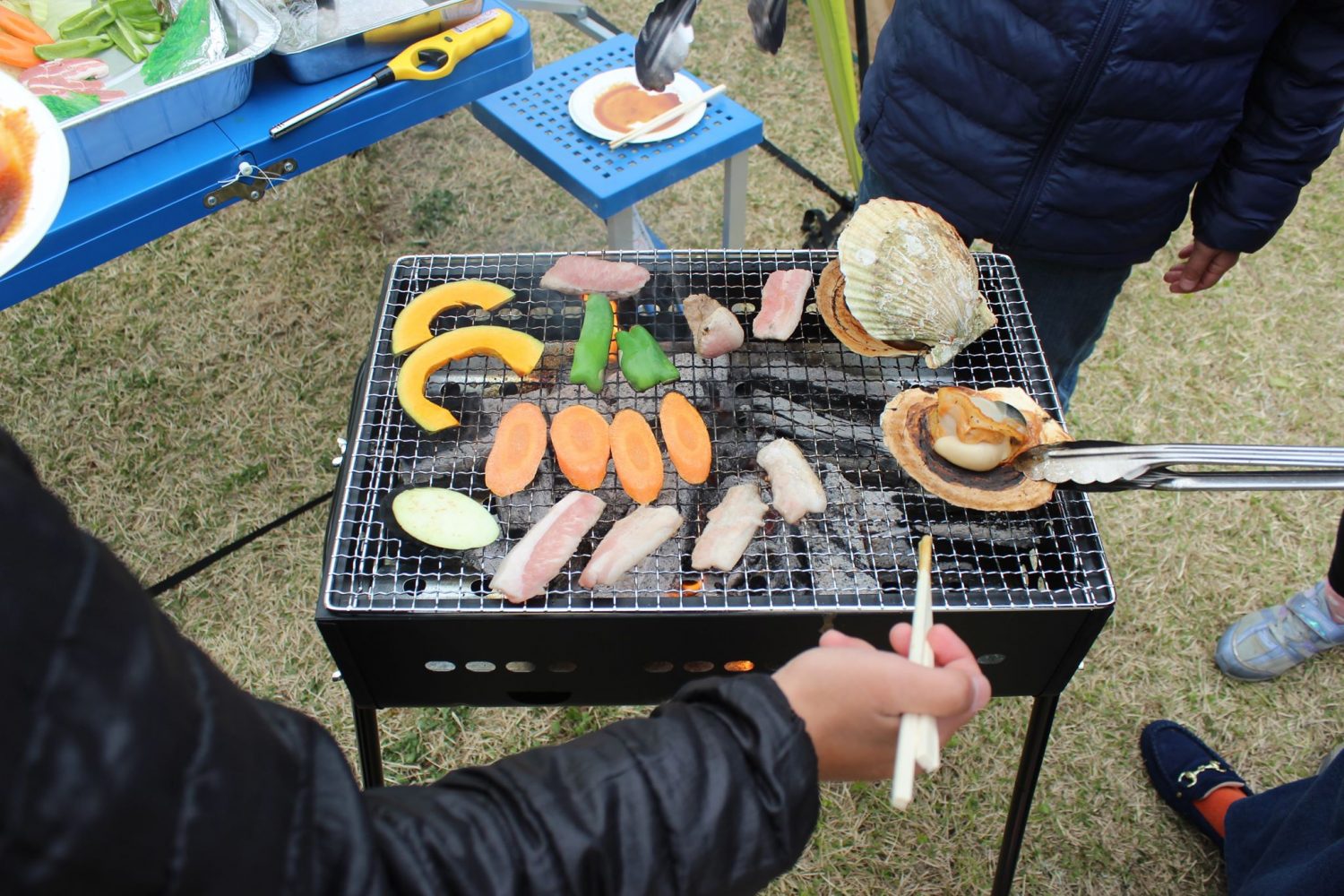 【神割崎キャンプ場】手ぶらで楽しめる「BBQプラン」と「芋煮プラン」