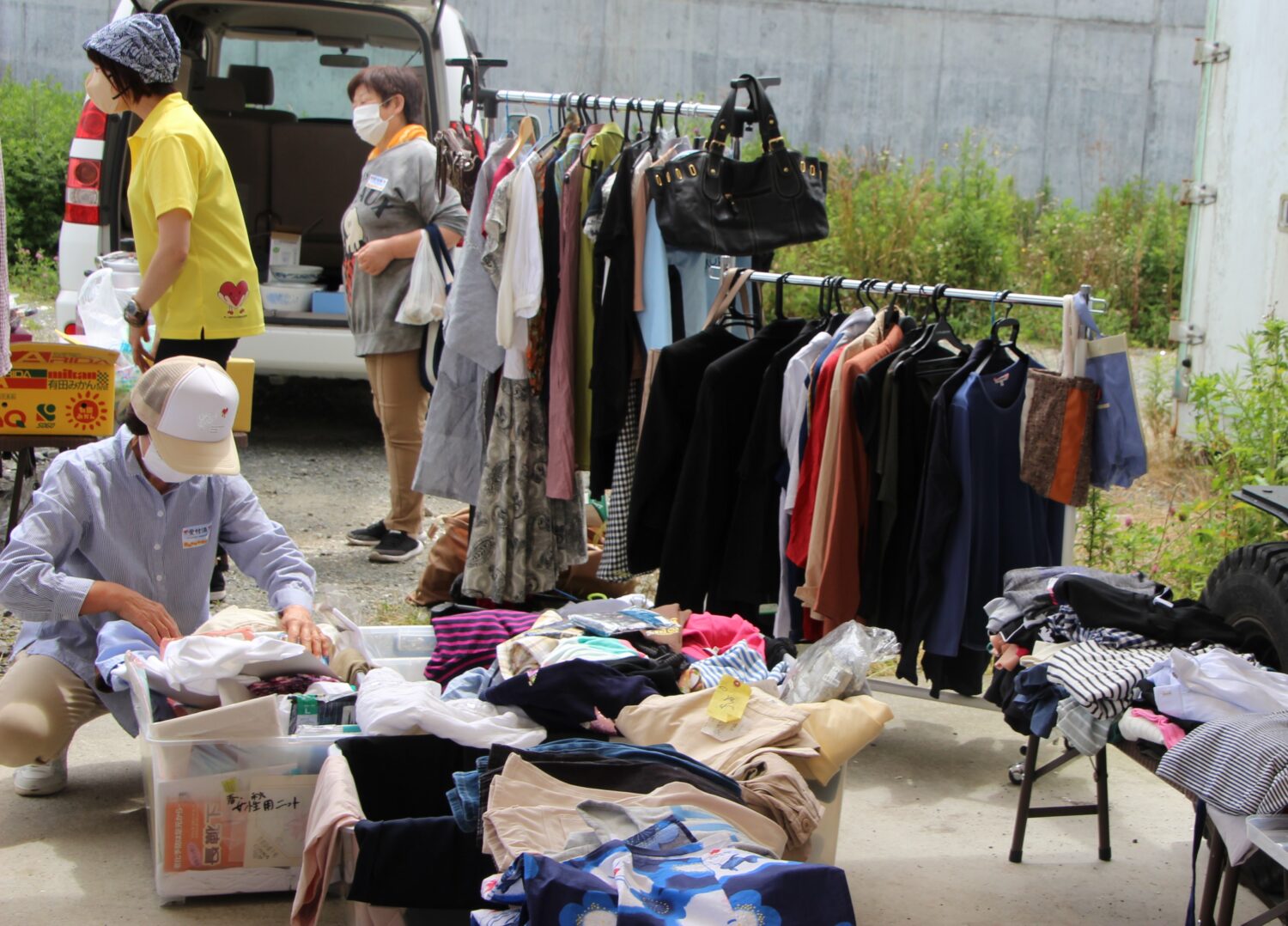 結の里えんがわカフェ(フリーマーケット)