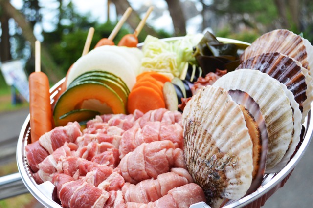 神割崎キャンプ場_BBQ食材イメージ