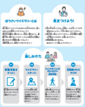 防災クイズラリー外面