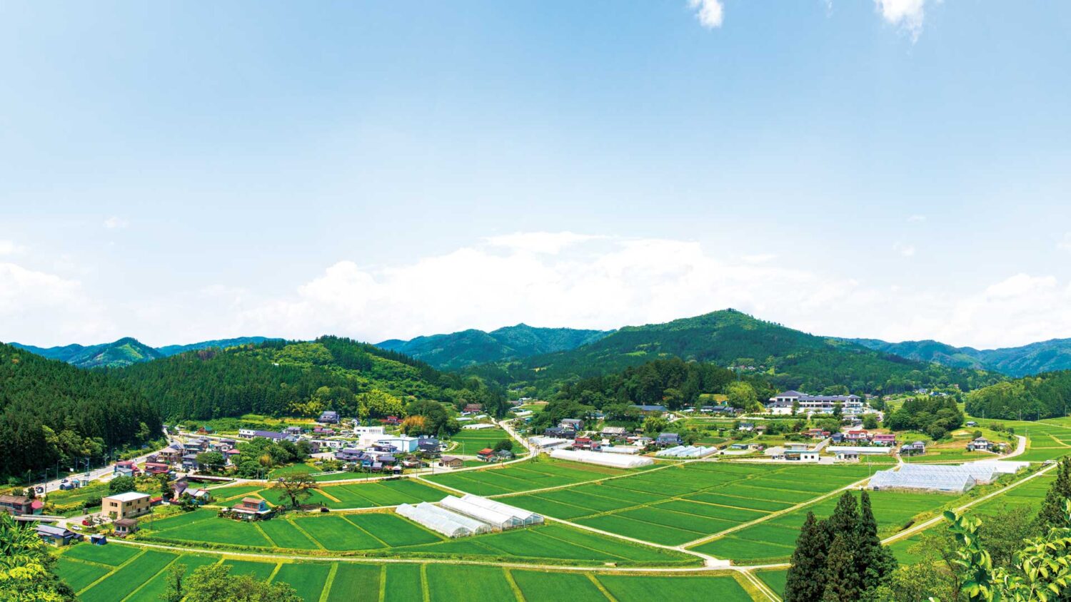 宮城県南三陸町入谷地域風景写真（夏）