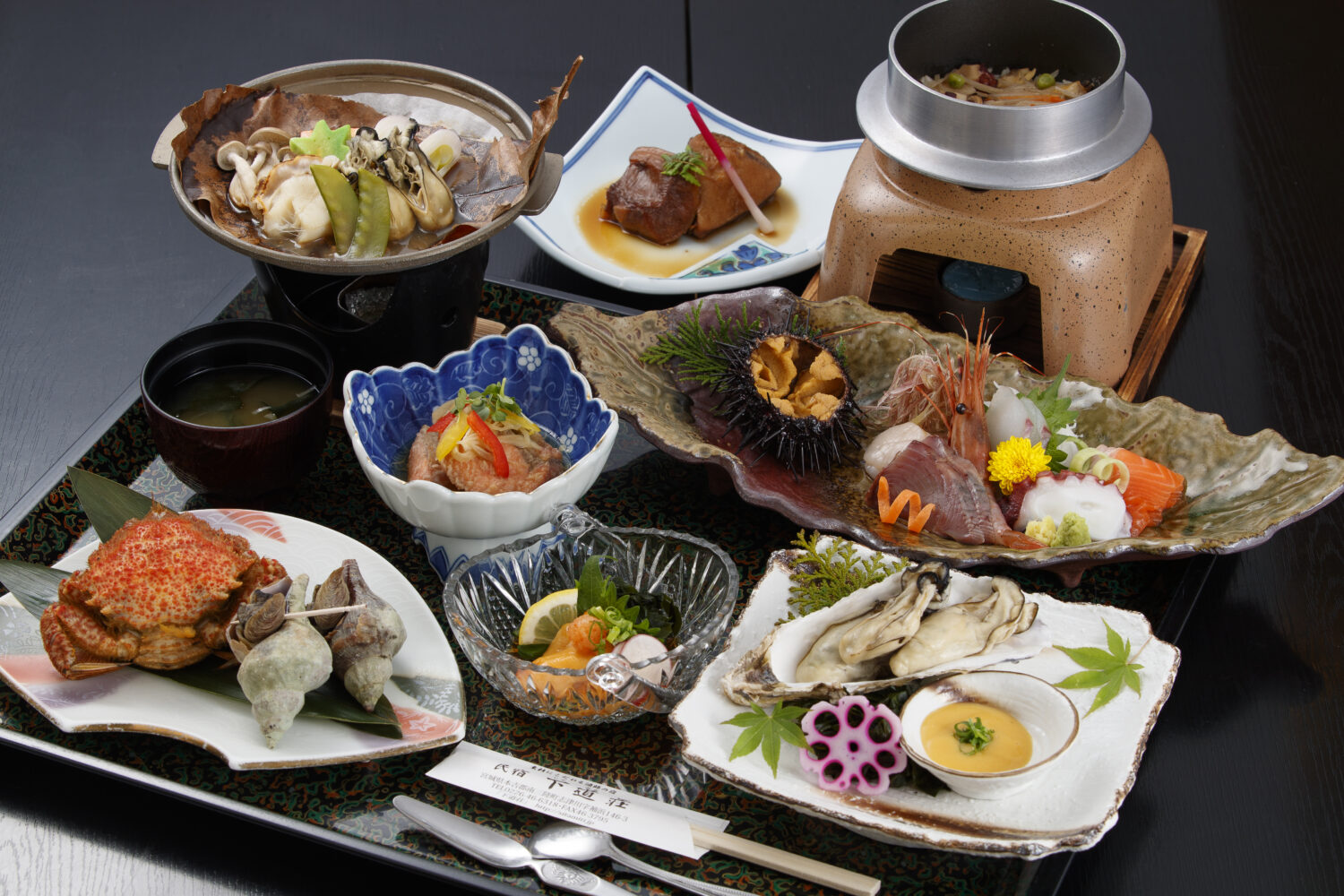 民宿下道荘_夕食_n